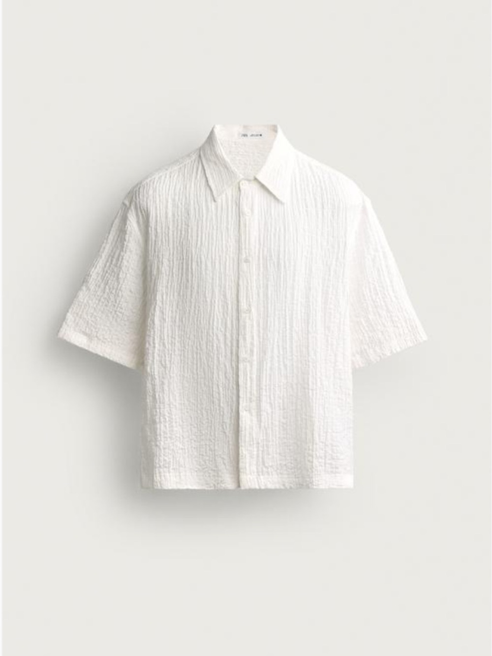 Zara white unisex shirt small